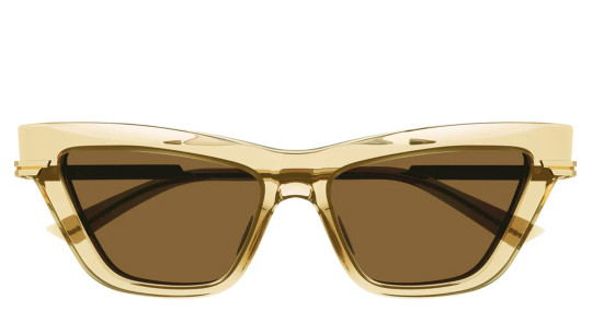 Occhiali da sole donna Luxury Bottega Veneta BV1251S 004 yellow yellow brown nuova collezione