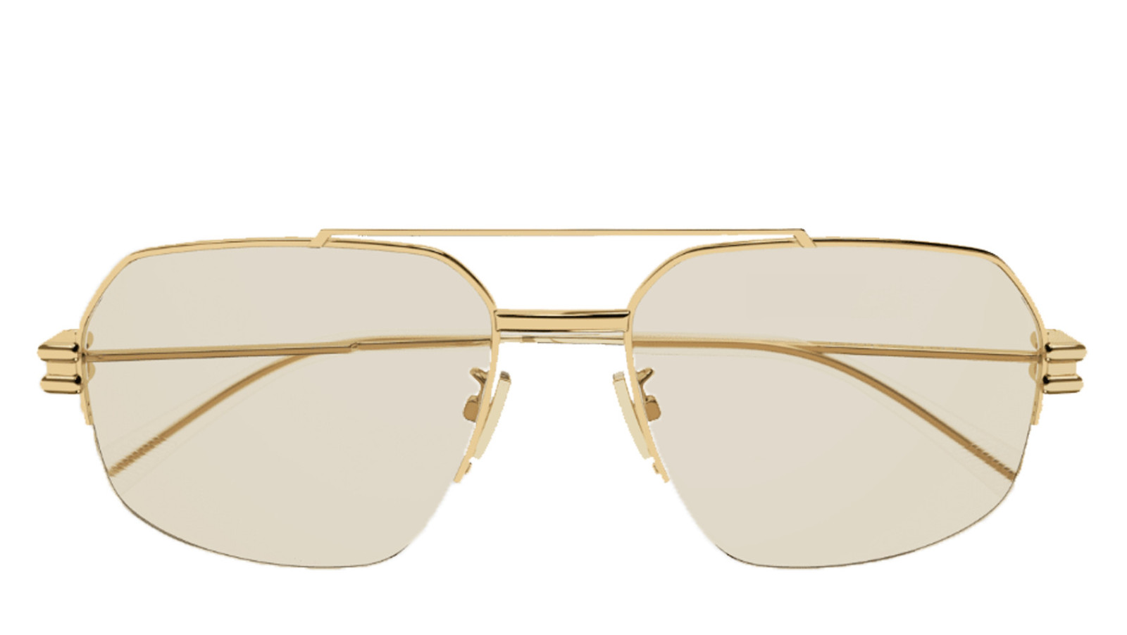 Occhiali sole uomo donna Luxury Bottega Veneta BV1127S 006 gold gold yellow nuova collezione