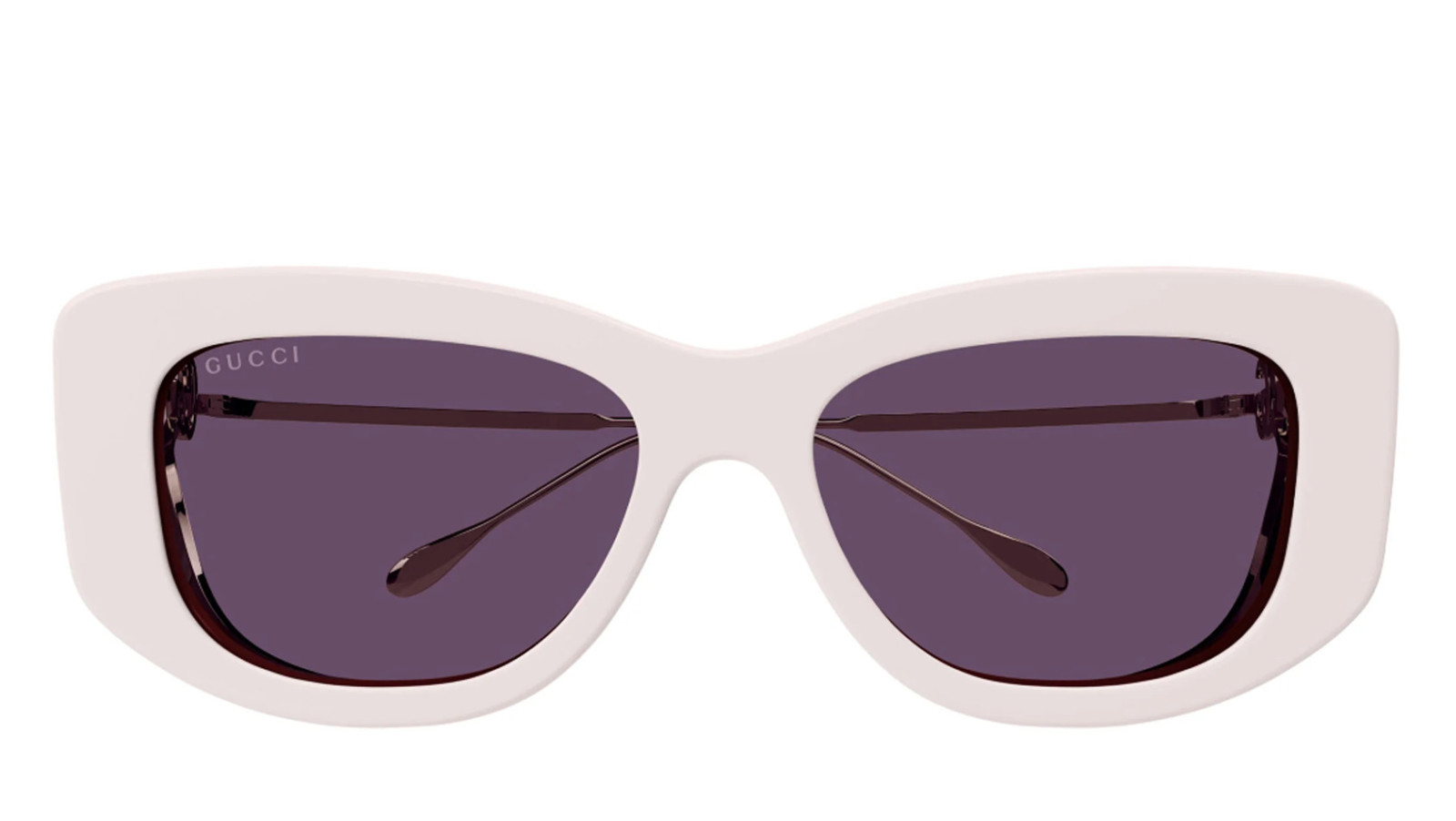 Occhiali da sole donna Luxury Gucci GG1566S 003 ivory gold violet nuova collezione