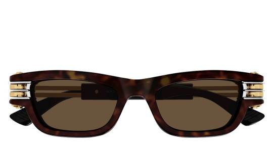 Occhiali sole uomo donna Luxury Bottega Veneta BV1308S 002 havana gold brown nuova collezione