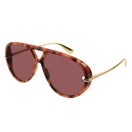 Occhiali sole uomo donna Luxury Bottega Veneta BV1274S 003 havana gold brown nuova collezione 2