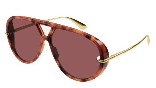 Occhiali sole uomo donna Luxury Bottega Veneta BV1274S 003 havana gold brown nuova collezione