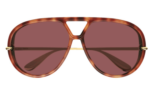 Occhiali sole uomo donna Luxury Bottega Veneta BV1274S 003 havana gold brown nuova collezione