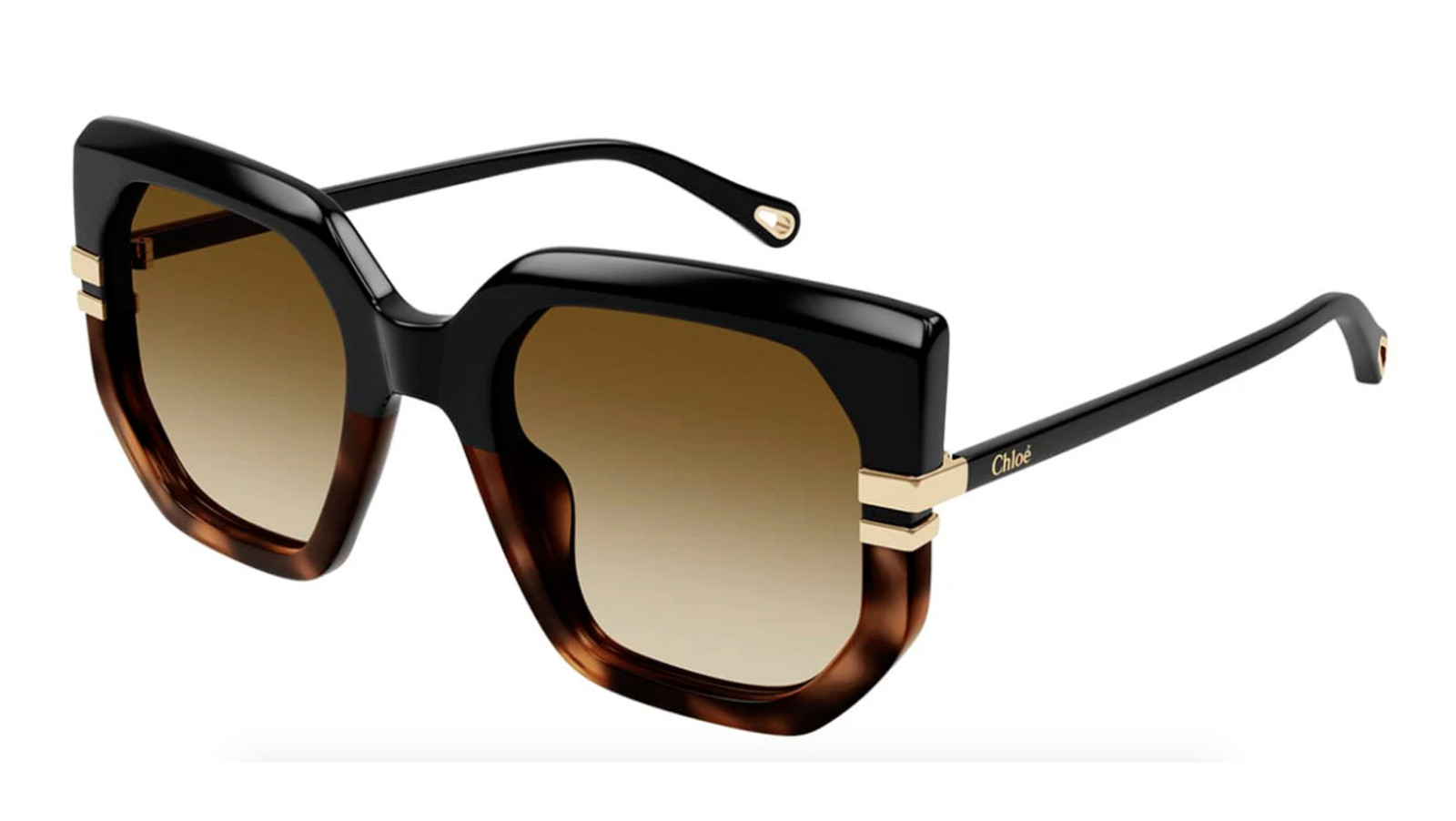 Women's Sunglasses Luxury Chloé CH0240S 003 black black brown new collection
