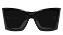 Luxury Saint Laurent SL M119 BLAZE 001 women's sunglasses black black black new collection