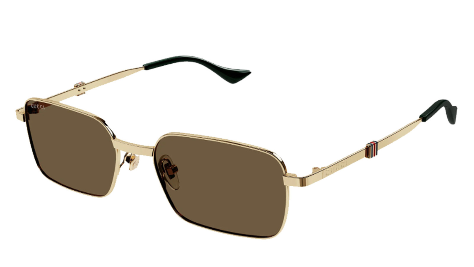 Occhiali da sole uomo Luxury Gucci GG1495S 002 gold gold brown nuova collezione