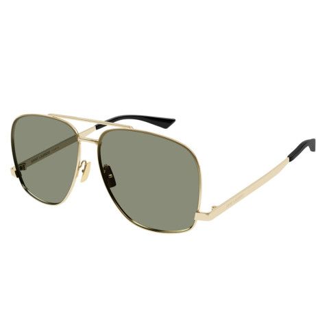 Luxury women s sunglasses Saint Laurent SL 653 LEON gold green (003) new collection 2