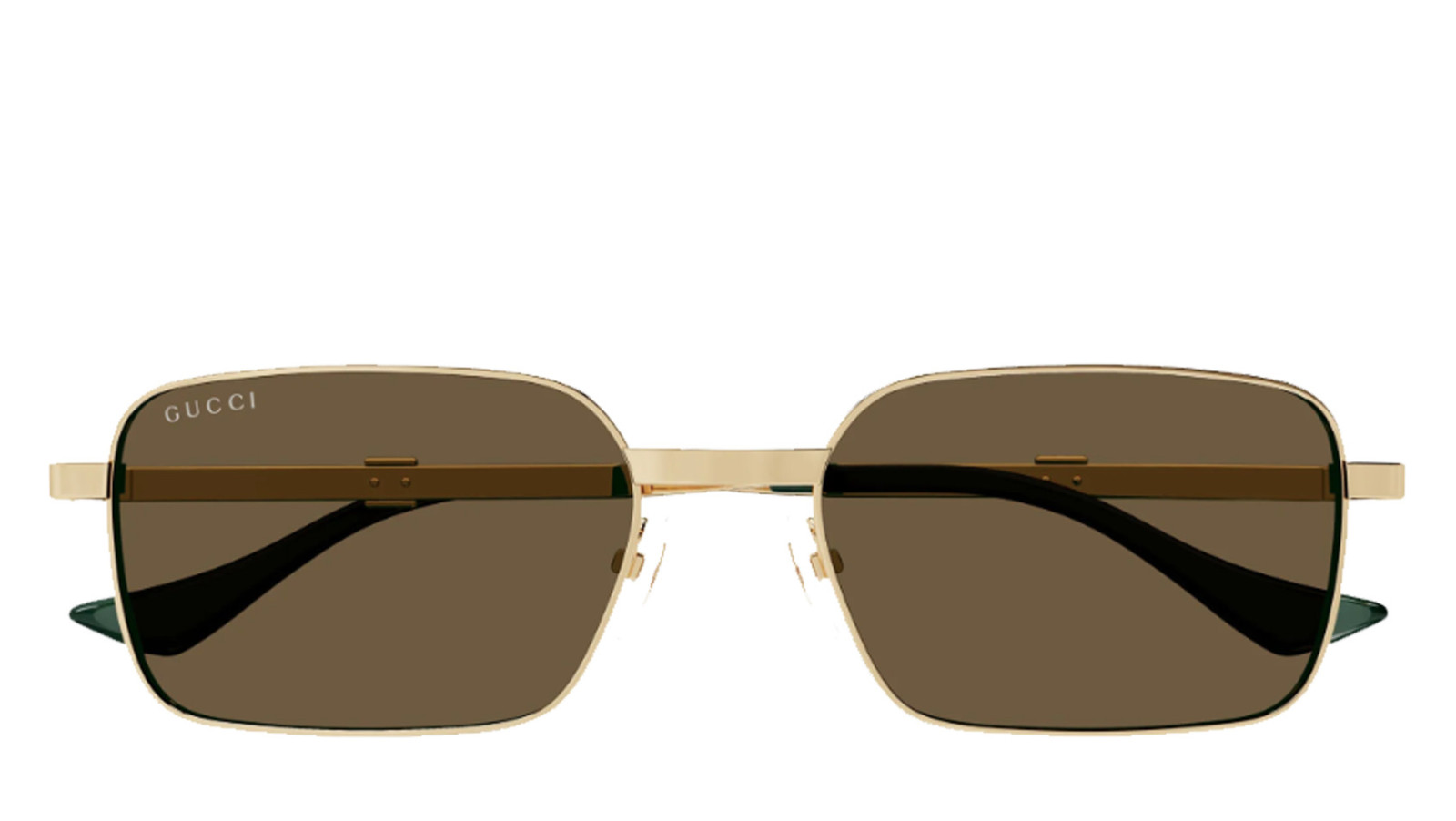 Occhiali da sole uomo Luxury Gucci GG1495S 002 gold gold brown nuova collezione