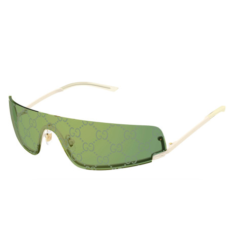 Occhiali da sole uomo donna Luxury Gucci GG1561S 003 ivory ivory green nuova collezione 2