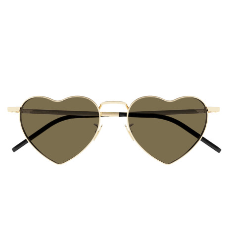 Saint Laurent SL 301 LOULOU 015 gold gold brown