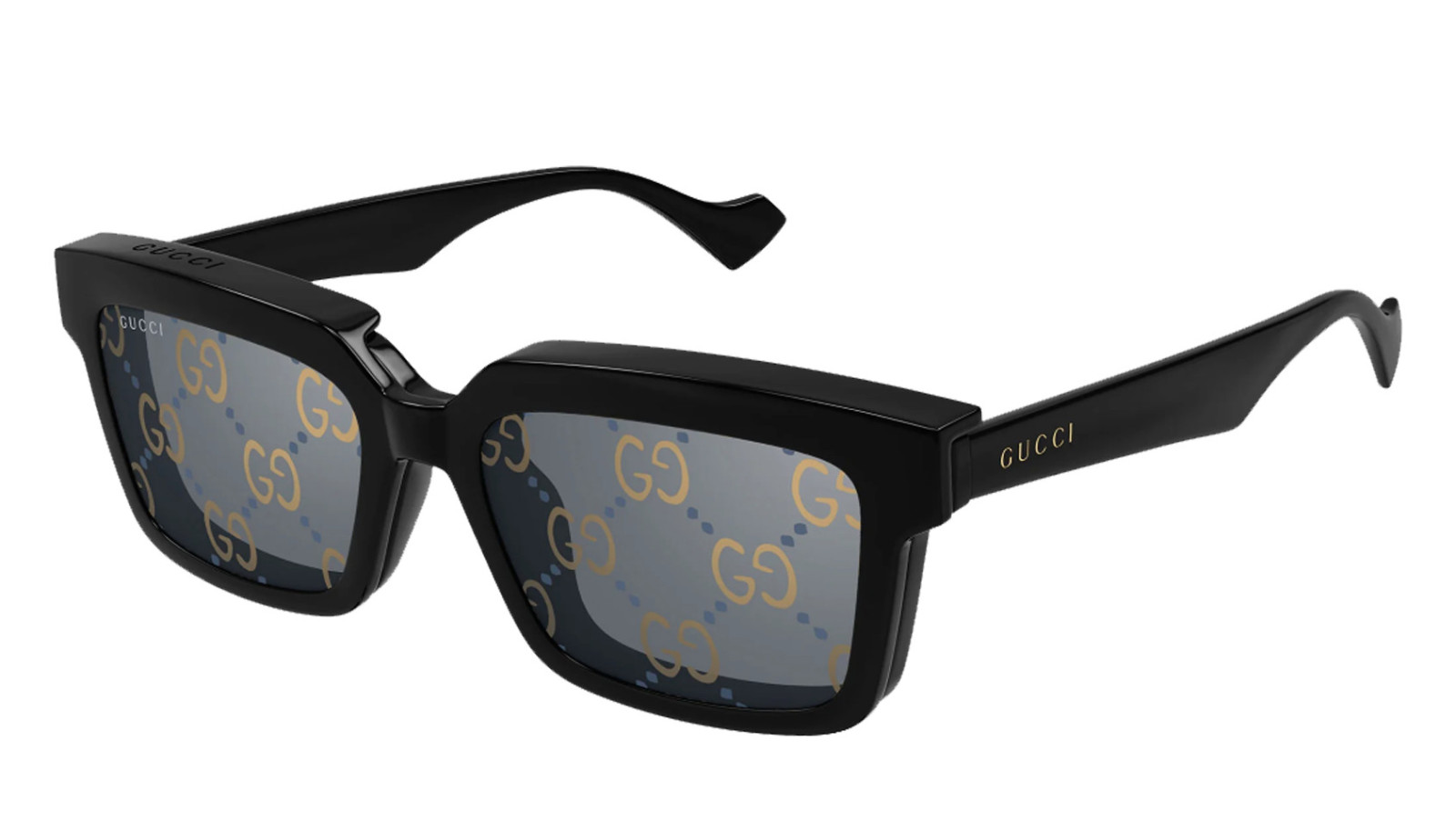 Occhiali da sole uomo Luxury Gucci GG1543S 001 black black transpare nuova collezione