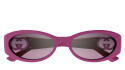 Women's Sunglasses Luxury Gucci GG1660S 003 fuchsia fuchsia pink new collection