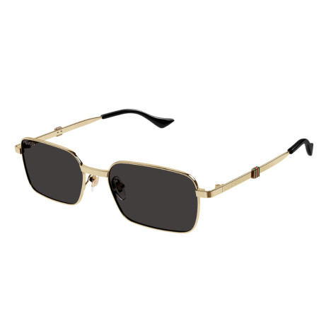 Occhiali da sole uomo Luxury Gucci GG1495S 001 gold gold grey nuova collezione 2