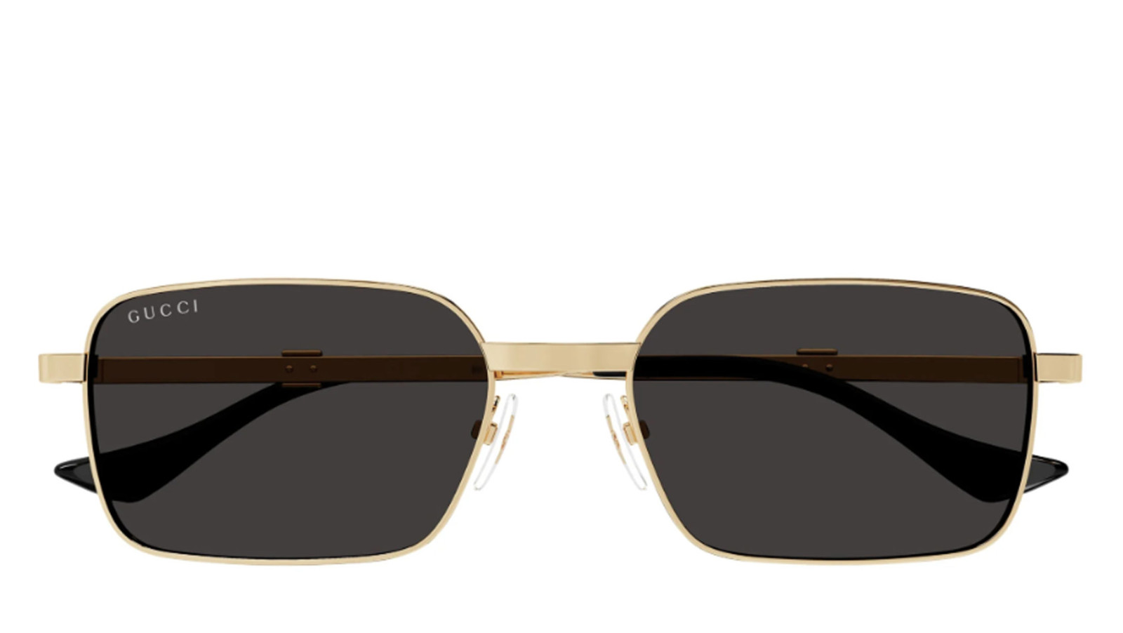 Occhiali da sole uomo Luxury Gucci GG1495S 001 gold gold grey nuova collezione