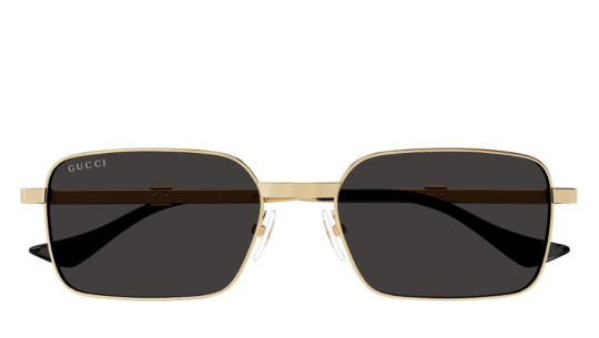 Occhiali da sole uomo Luxury Gucci GG1495S 001 gold gold grey nuova collezione Occhiali da sole uomo Luxury Gucci GG1495S 001 gold gold grey nuova collezione
