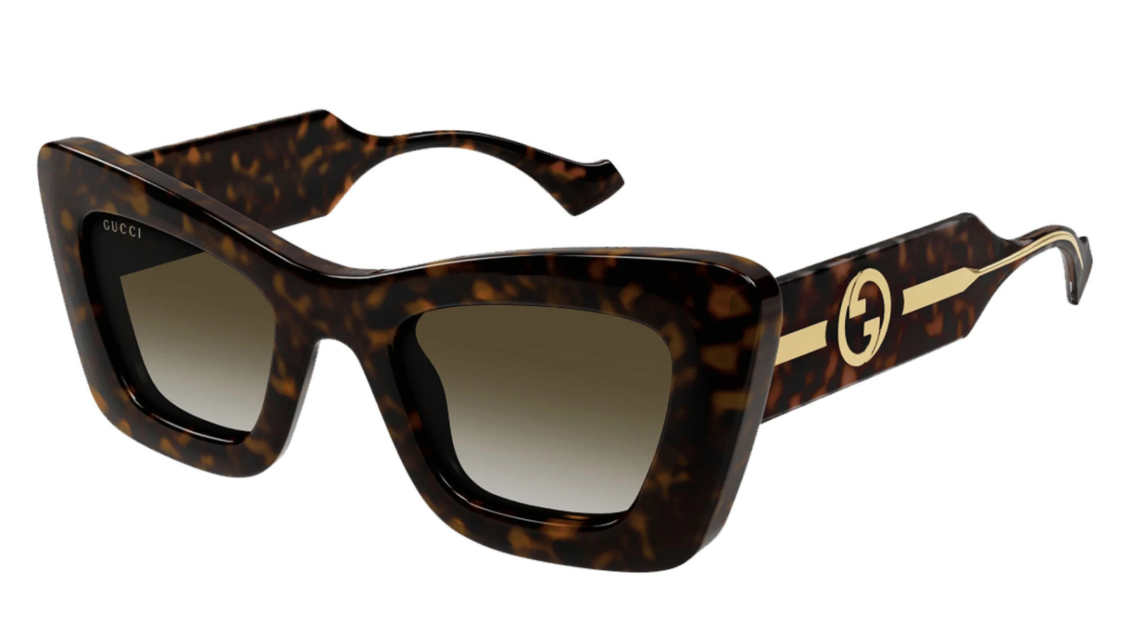Occhiali da sole donna Luxury Gucci GG1552S 002 havana crystal brown nuova collezione