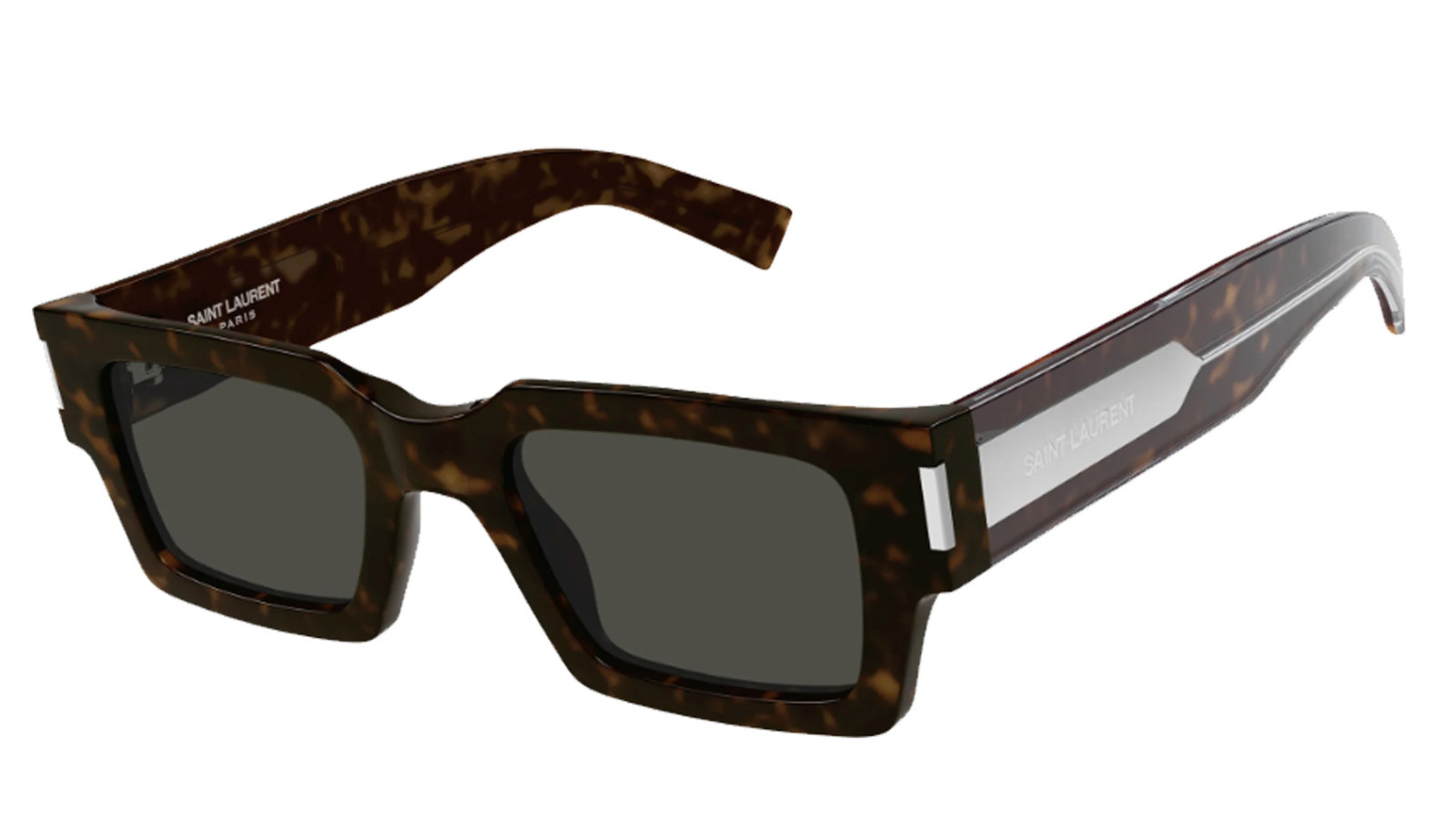 Occhiali da sole uomo donna Luxury Saint Laurent SL 572 002 havana crystal grey nuova collezione