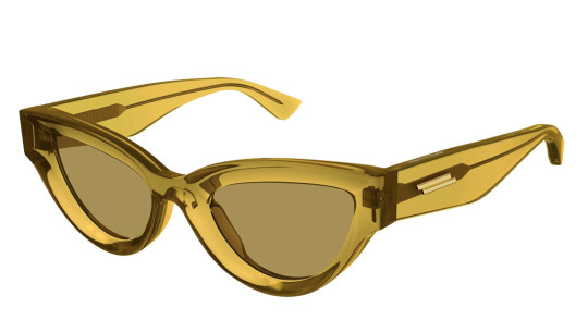 Luxury Bottega Veneta BV1249S 003 women's sunglasses brown brown yellow new collection Luxury Bottega Veneta BV1249S 003 women's sunglasses brown brown yellow new collection
