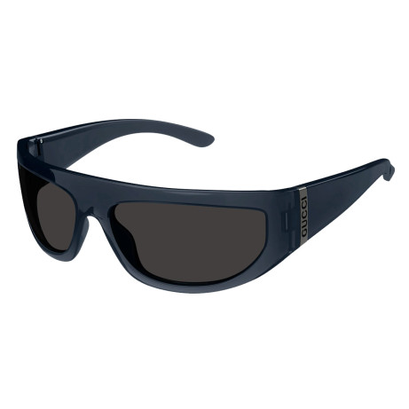 Occhiali da sole uomo Luxury Gucci GG1574S 003 blue blue grey nuova collezione 2
