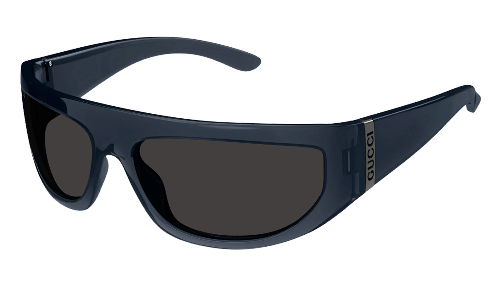 Occhiali da sole uomo Luxury Gucci GG1574S 003 blue blue grey nuova collezione