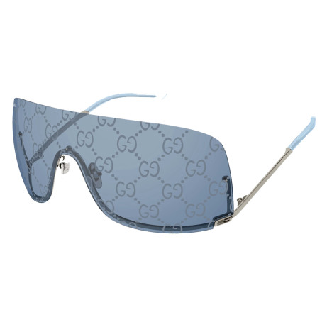 Occhiali da sole uomo donna Luxury Gucci GG1560S 003 grey grey blue nuova collezione 2