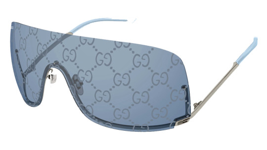 Occhiali sole uomo donna Luxury Gucci GG1560S 003 grey grey blue nuova collezione