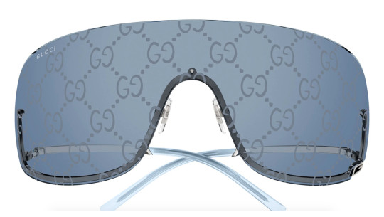 Occhiali sole uomo donna Luxury Gucci GG1560S 003 grey grey blue nuova collezione