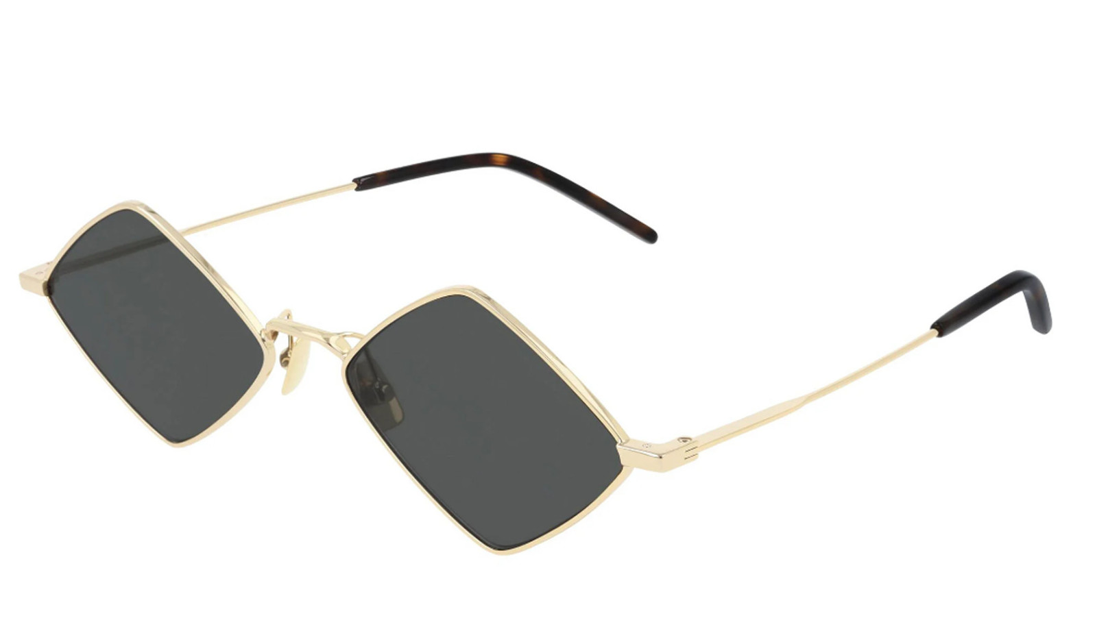 Occhiali sole uomo donna Luxury Saint Laurent SL 302 LISA 004 gold gold grey nuova collezione