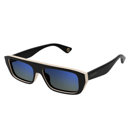 Occhiali da sole uomo Luxury Gucci GG1617S 003 black black blue nuova collezione 2