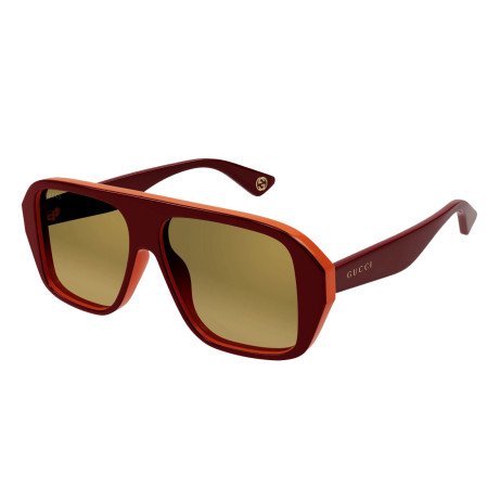 Occhiali da sole uomo Luxury Gucci GG1615S 003 red red gold nuova collezione 2