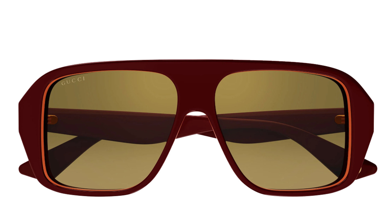 Occhiali da sole uomo Luxury Gucci GG1615S 003 red red gold nuova collezione