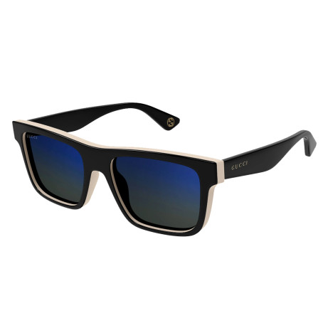 Occhiali da sole uomo Luxury Gucci GG1618S 003 black black blue nuova collezione 2