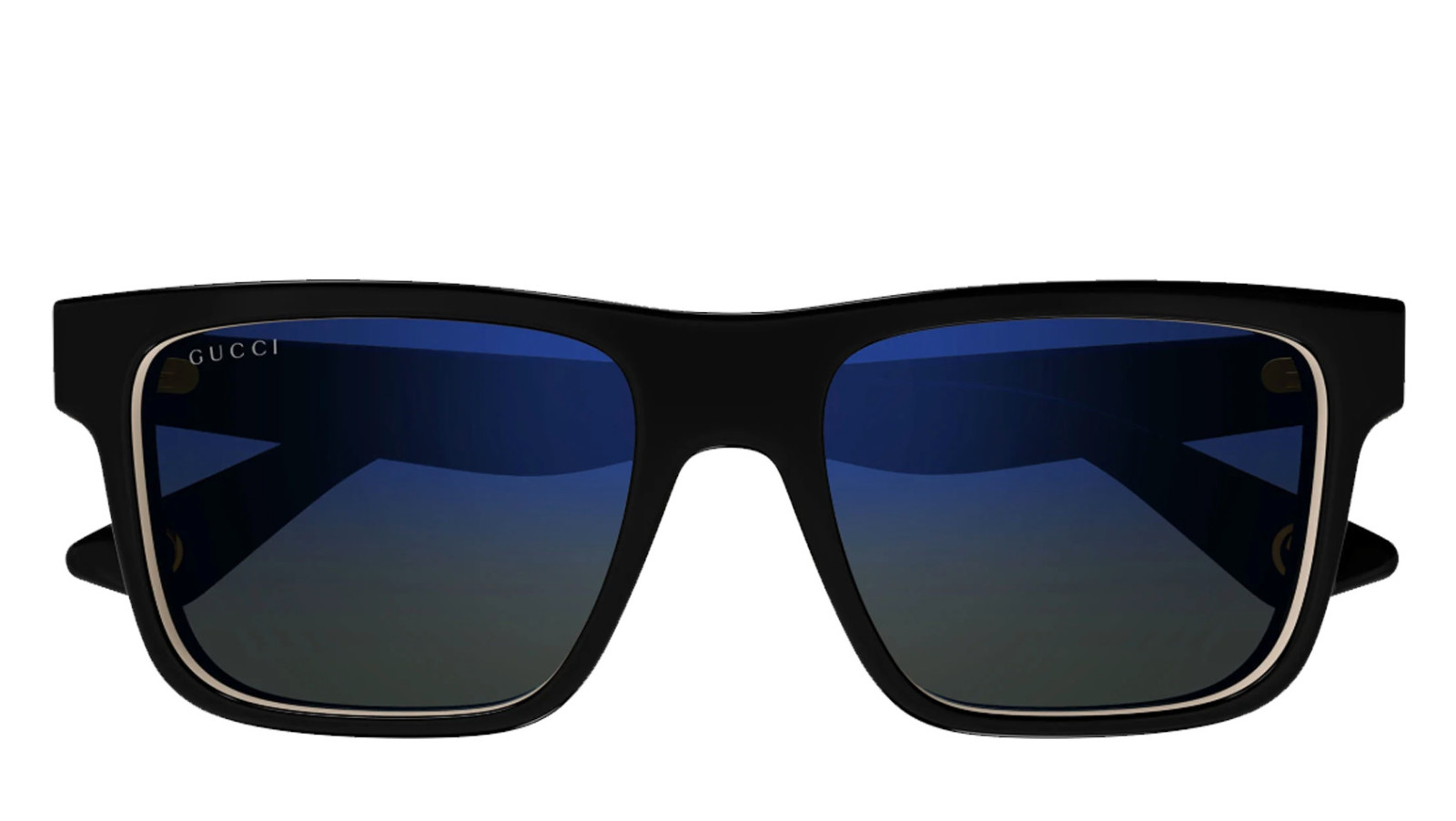 Occhiali da sole uomo Luxury Gucci GG1618S 003 black black blue nuova collezione Occhiali da sole uomo Luxury Gucci GG1618S 003 black black blue nuova collezione