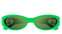 Luxury Gucci GG1660S 005 women's sunglasses green green green new collection