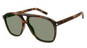 Luxury Saint Laurent SL 596 DUNE 002 havana green women's sunglasses new collection