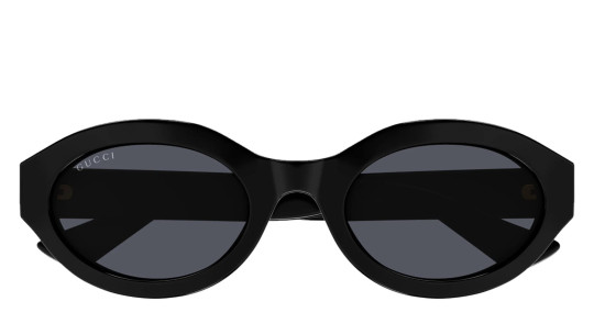 Luxury Gucci GG1579S 001 women's sunglasses black black grey new collection