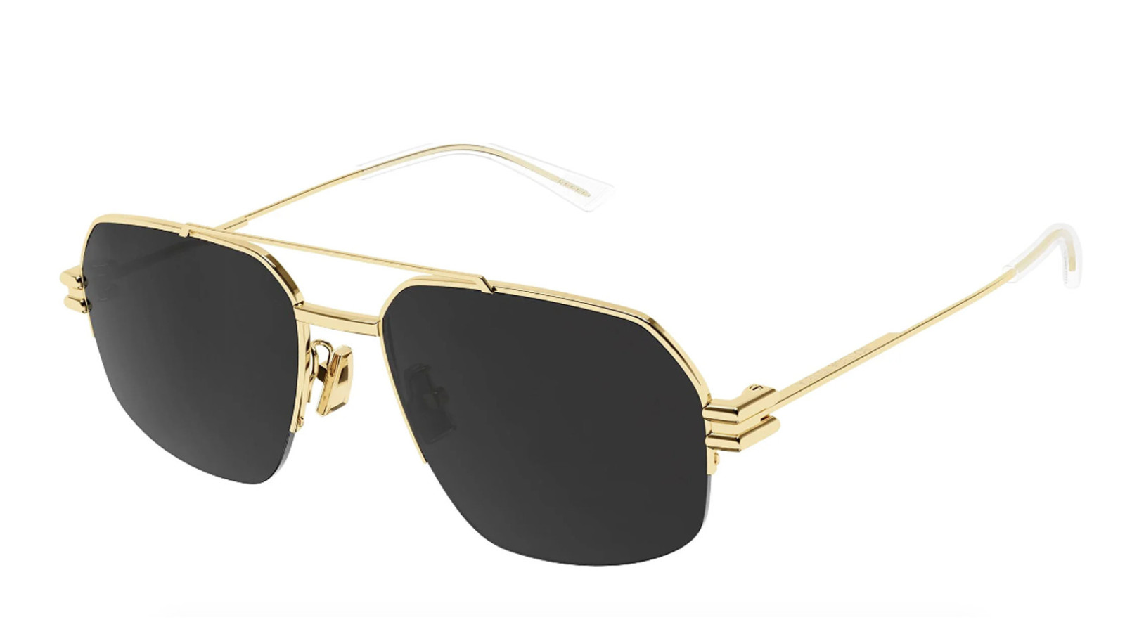 Occhiali sole uomo donna Luxury Bottega Veneta BV1127S 002 gold gold grey nuova collezione