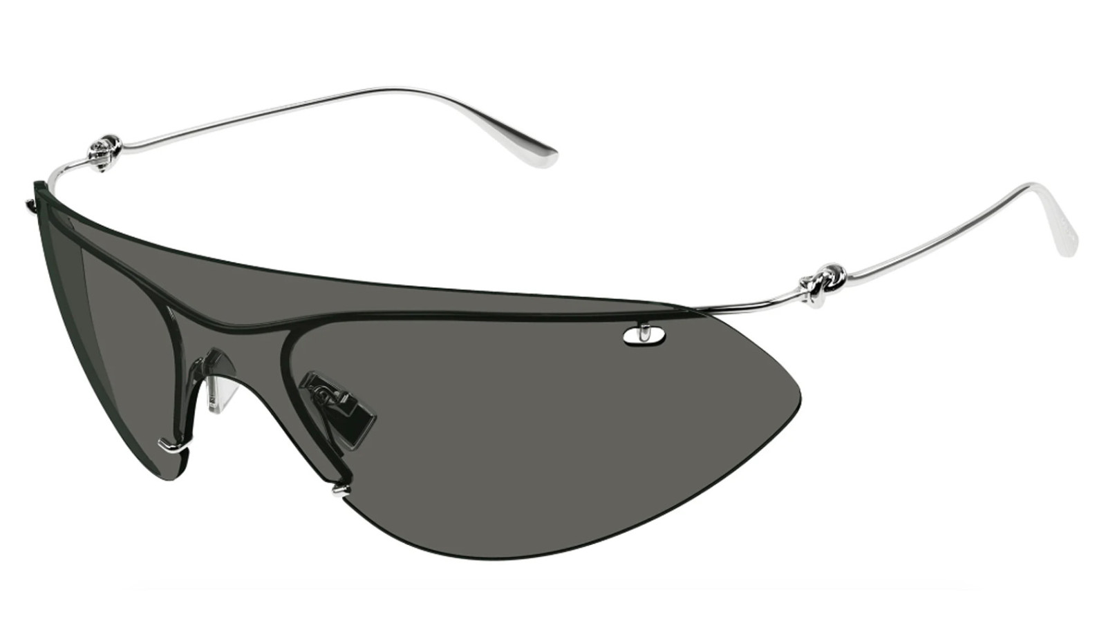 Occhiali sole uomo donna Luxury Bottega Veneta BV1272S 002 silver silver grey nuova collezione