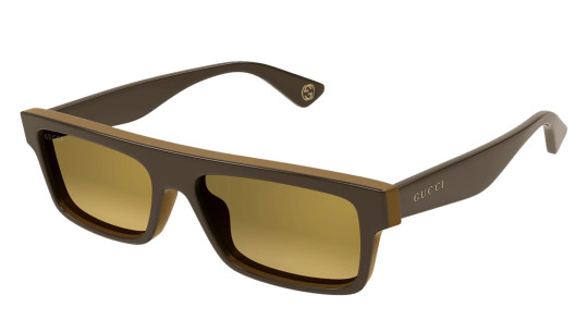 Occhiali da sole uomo Luxury Gucci GG1616S 002 brown brown gold nuova collezione