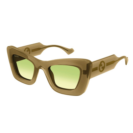 Occhiali da sole donna Luxury Gucci GG1552S 004 brown brown green nuova collezione 2