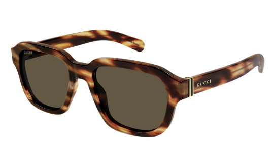 Occhiali da sole uomo Luxury Gucci GG1508S 002 havana havana brown nuova collezione