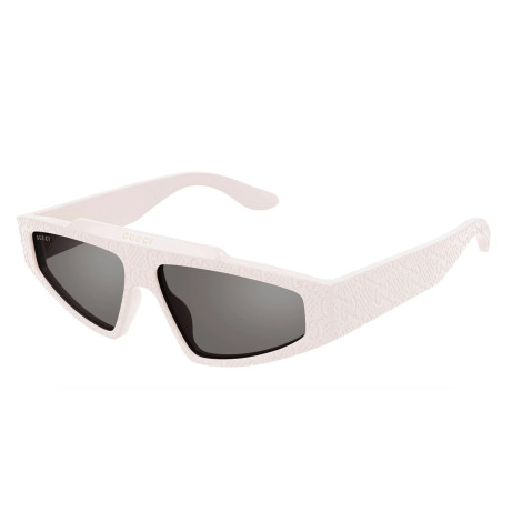 Occhiali da sole uomo Luxury Gucci GG1591S 005 ivory ivory grey nuova collezione 2