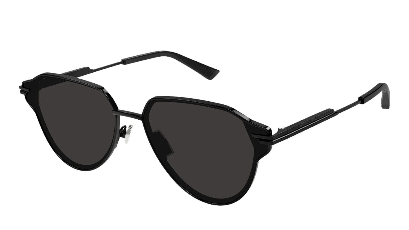 Occhiali sole uomo donna Luxury Bottega Veneta BV1271S 001 black black grey nuova collezione