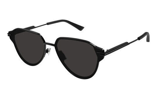 Occhiali sole uomo donna Luxury Bottega Veneta BV1271S 001 black black grey nuova collezione
