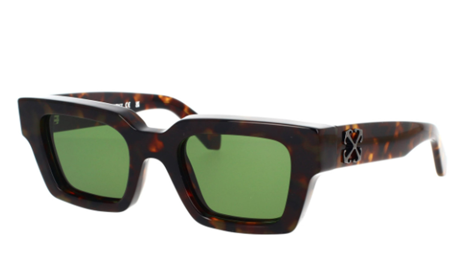 Occhiali sole uomo donna Luxury Off White OERI126 VIRGIL 6055 havana nuova collezione