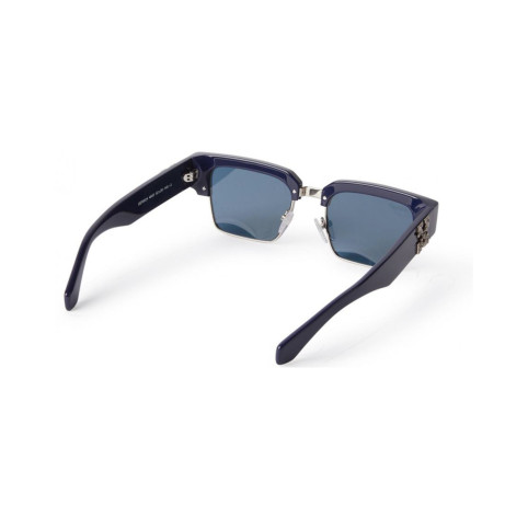 Occhiali da sole uomo donna Luxury Off White OERI024 WASHINGTON 4645 navy  silver nuova collezione 2