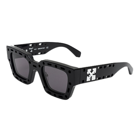 Occhiali da sole uomo donna Luxury Off White OERI026 MERCER 1007 black nuova collezione 2