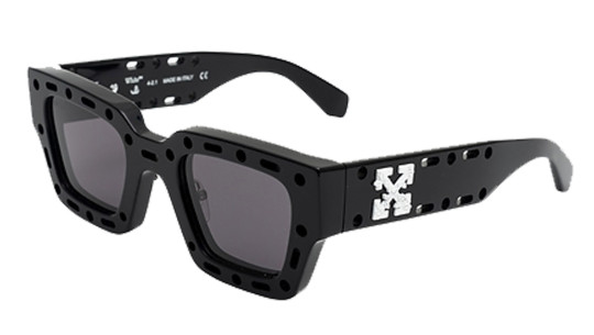 Occhiali sole uomo donna Luxury Off White OERI026 MERCER 1007 black nuova collezione