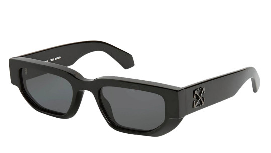 Occhiali sole uomo donna Luxury Off White OERI115 GREELEY 1007 black nuova collezione