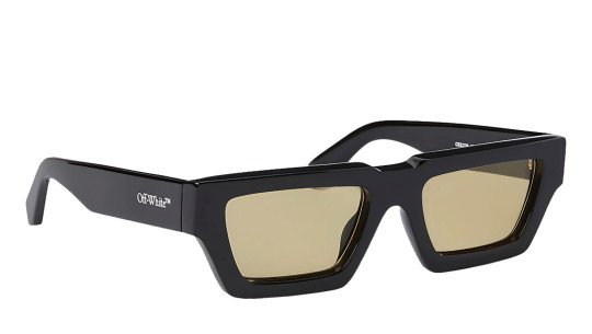 Occhiali sole uomo donna Luxury Off White OERI129 MANCHESTER 1018 black nuova collezione